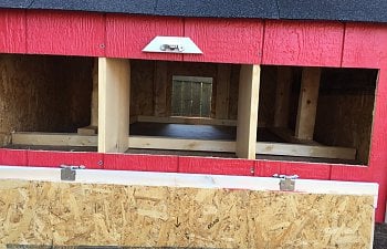 Small urban coop, Quaker style 4x4 with walk-in run