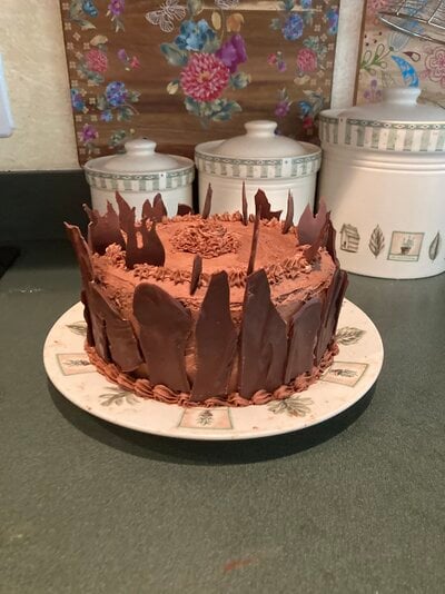 Very Chocolate Cake with Chocolate Malt Icing
