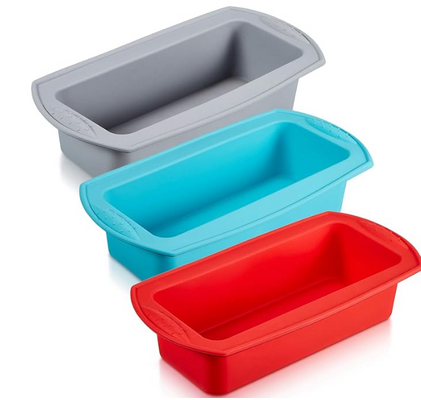 Silicone loaf pan untippable chicken feeder