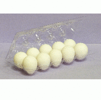 Clear Quail Egg Carton (10 Egg) - 100/pk