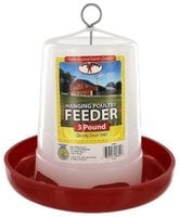 Little Giant 3 Lbs Plastic Hanging Poultry Feeder  PHF3