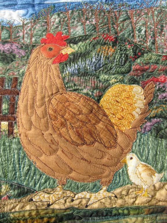 chicken-wall-hanging-quilt-applique