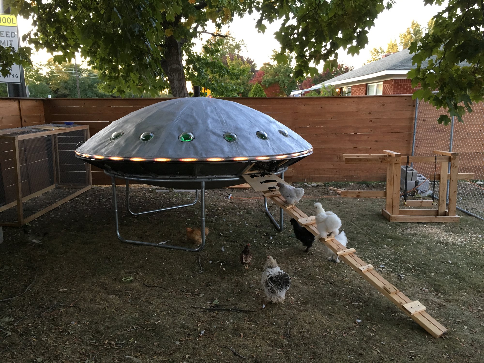 A UFO Chicken Spaceship Coop that is Out of This World | BackYard Chickens  - Learn How to Raise Chickens