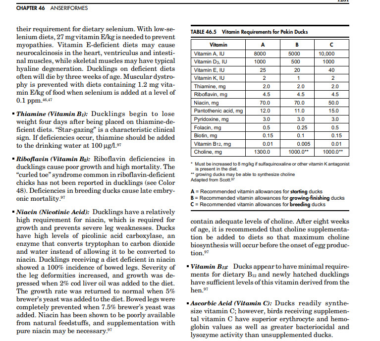 Niacin Deficiency In Waterfowl | BackYard Chickens - Learn How To Raise ...