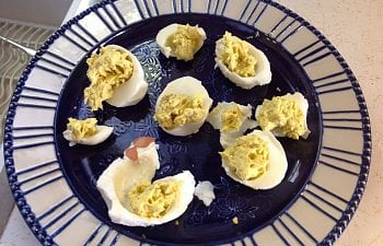 Blooie's Rockin' Deviled Eggs