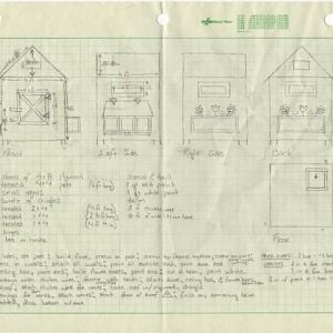Biddy's Barn, our first coop plans.