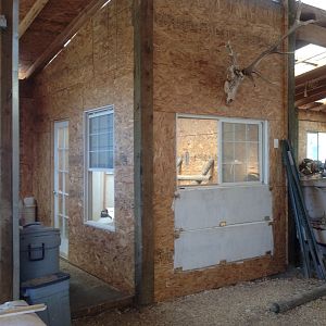 Inside Barn Looking At Fort Knox Hen House. (neighbor Has Raccoons 