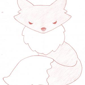 "Foxy" original sketch