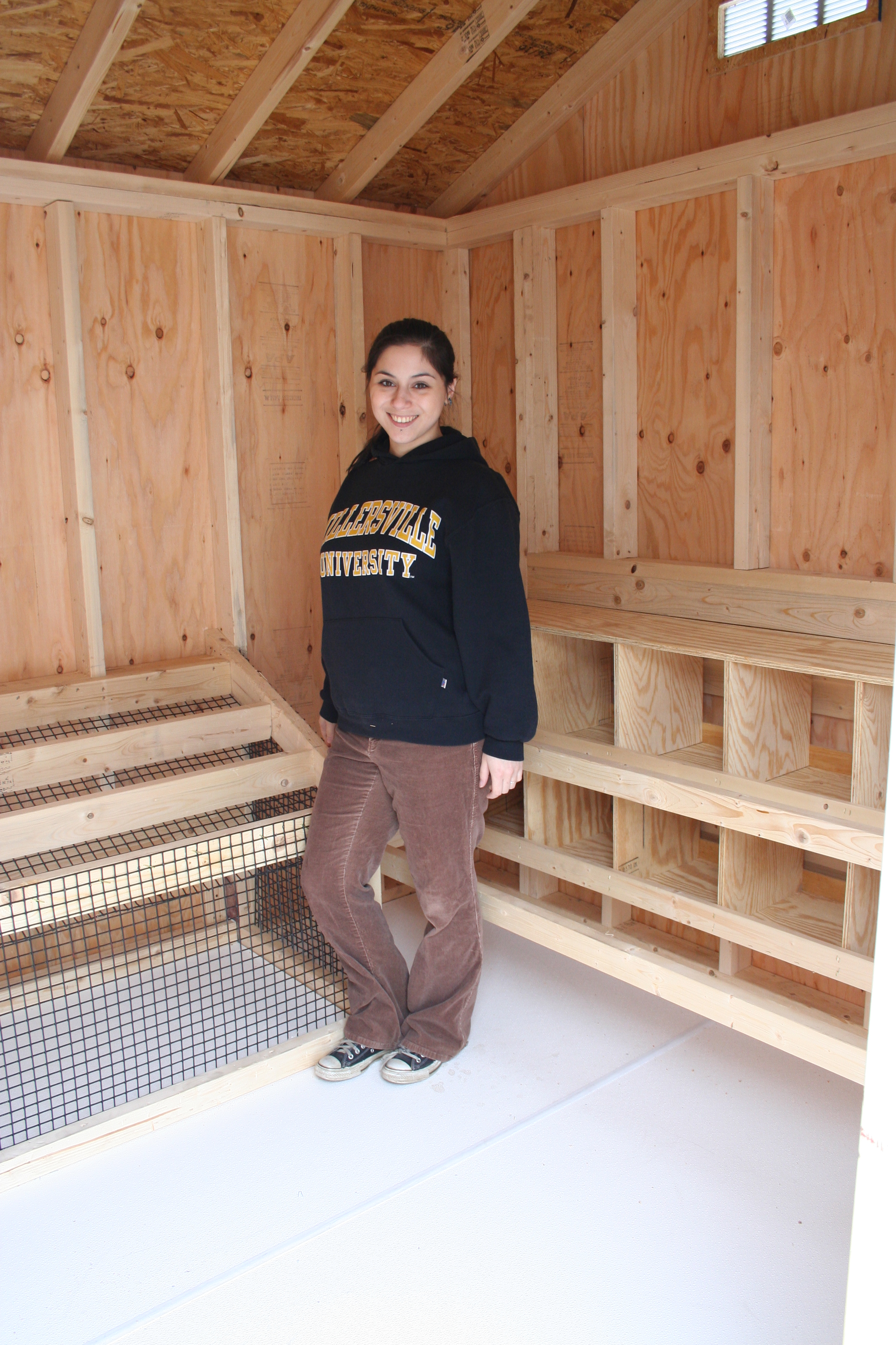 8 X 8 Chicken Coop Interior Backyard Chickens