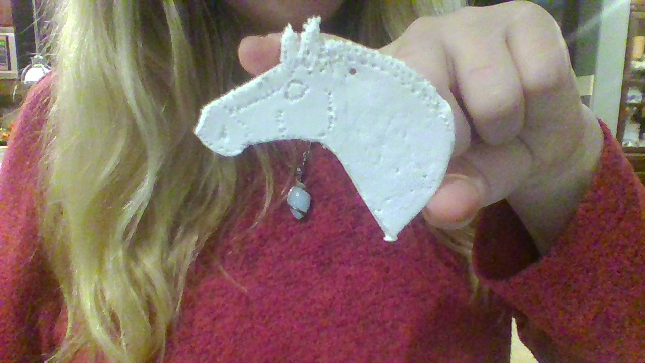 Clay-Creation! Horse ornament!